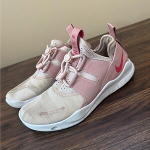 Nike women’s Pink and Beige Sneakers